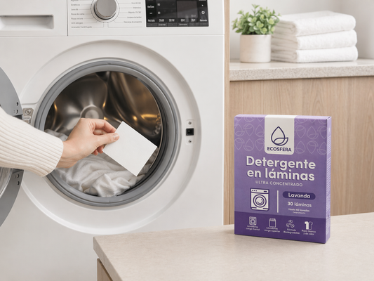 Detergente en Láminas Concentrado aroma a Lavanda– 30 Lavados