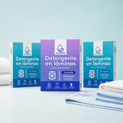 Pack de 3 cajas de detergente en láminas: 1 Lavanda + 2 Sin Aroma – 90 láminas