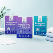 Pack de 3 cajas de detergente en láminas: 2 Lavanda + 1 Sin Aroma – 90 láminas