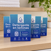 Pack de 4 cajas de detergente en láminas Sin Aroma – 120 láminas
