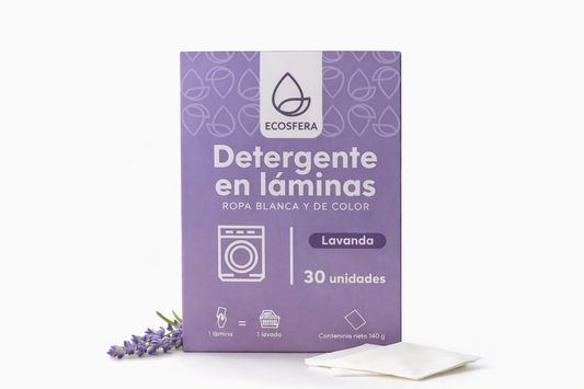 Detergente en Láminas Concentrado aroma a Lavanda– 30 Lavados