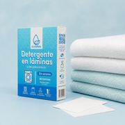 Detergente en Láminas Concentrado sin Aroma – 30 LAMINAS