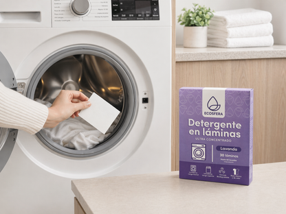 Pack  de 3 Detergente en Láminas Concentrado aroma a Lavanda– 90 Lavados