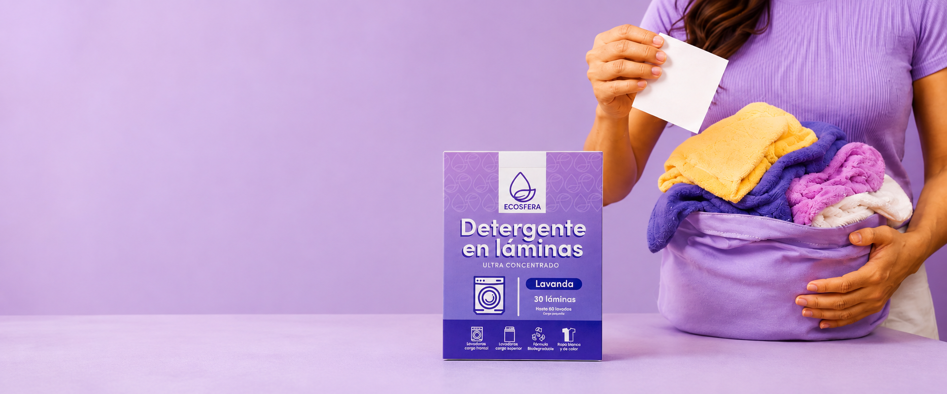 La ropa limpia también puede sentirse bien.
